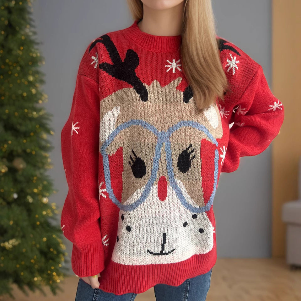 Pullicia™ | Pull de Noël Femme Cartoon Luxlili