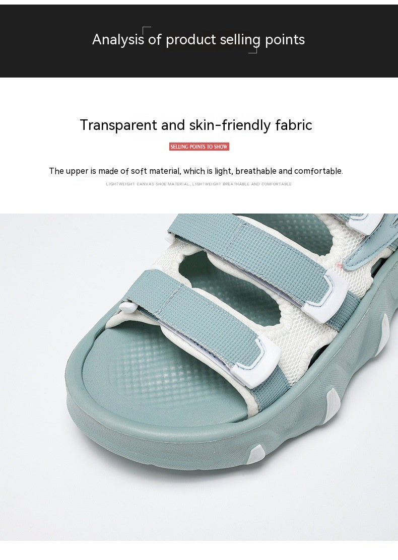 Sandales de plage à plateforme – été & résistance Laurienne Paris