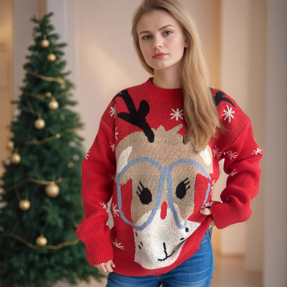 Pullicia™ | Pull de Noël Femme Cartoon Luxlili