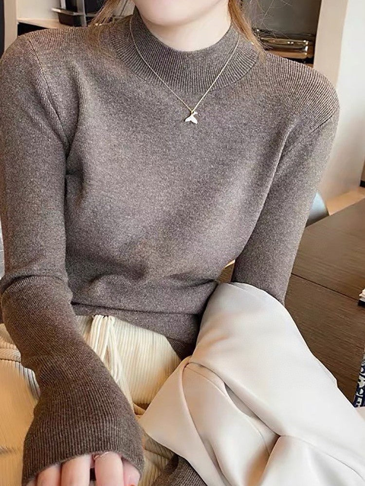Chaleva™ | Pull Mi-Haut en Cachemire luxlili