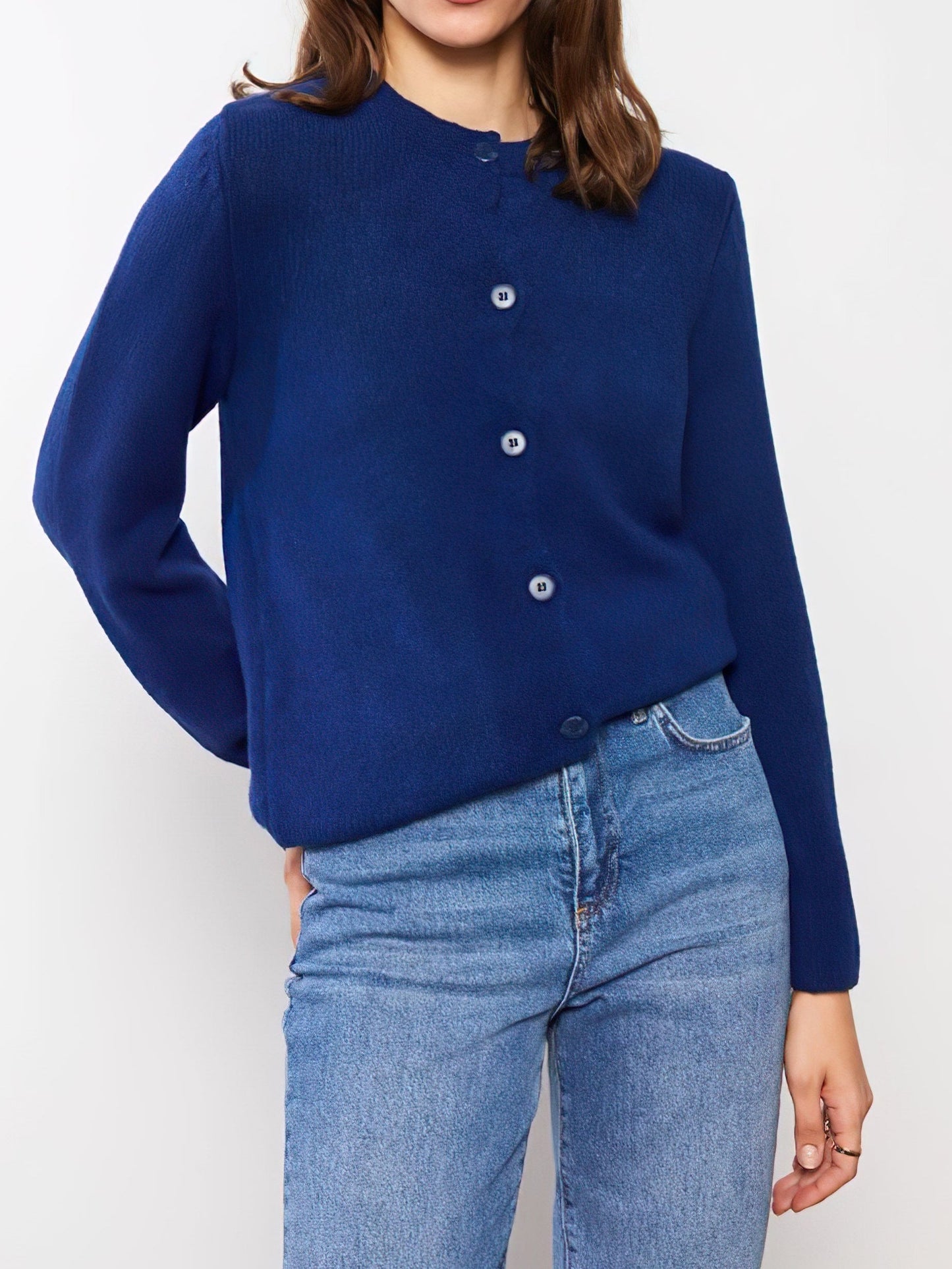Tricotis™ | Cardigan Tricoté Boutonné Femme Luxlili
