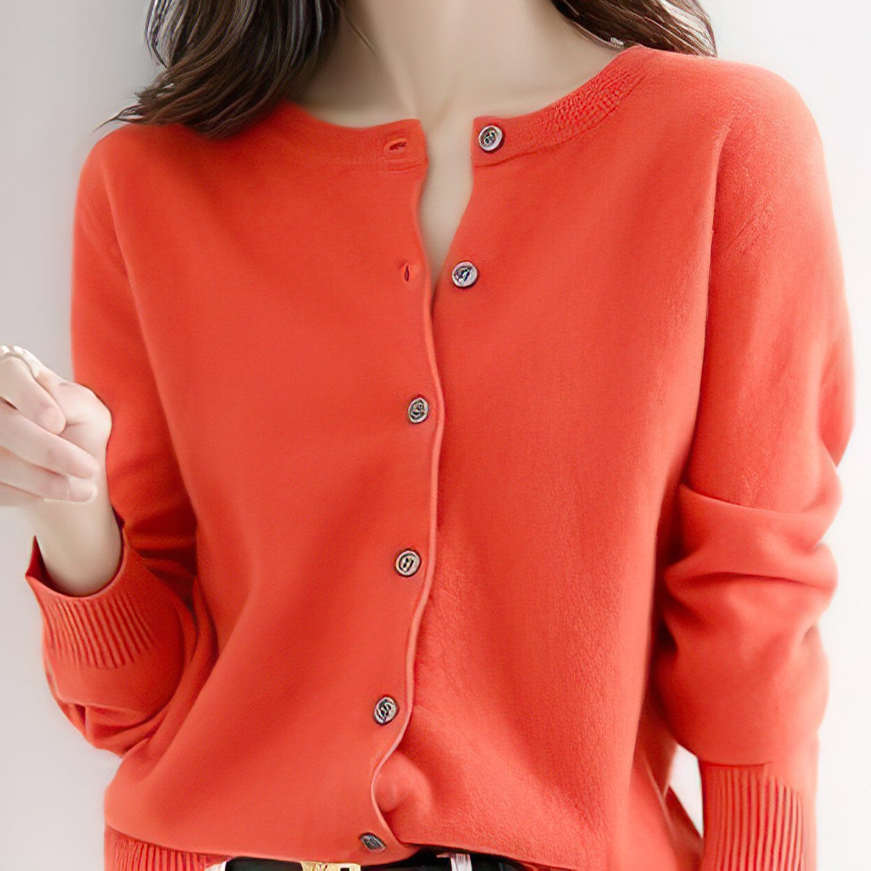 Tricotis™ | Cardigan Tricoté Boutonné Femme Luxlili
