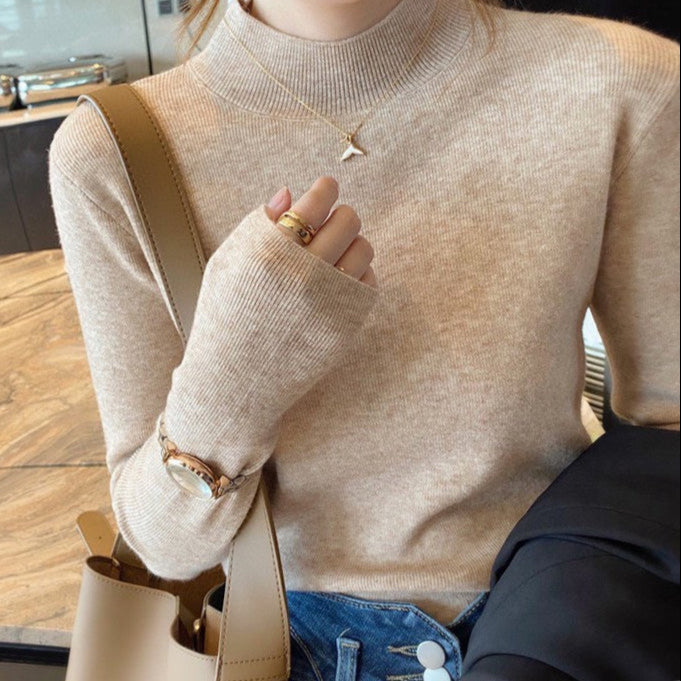 Chaleva™ | Pull Mi-Haut en Cachemire luxlili