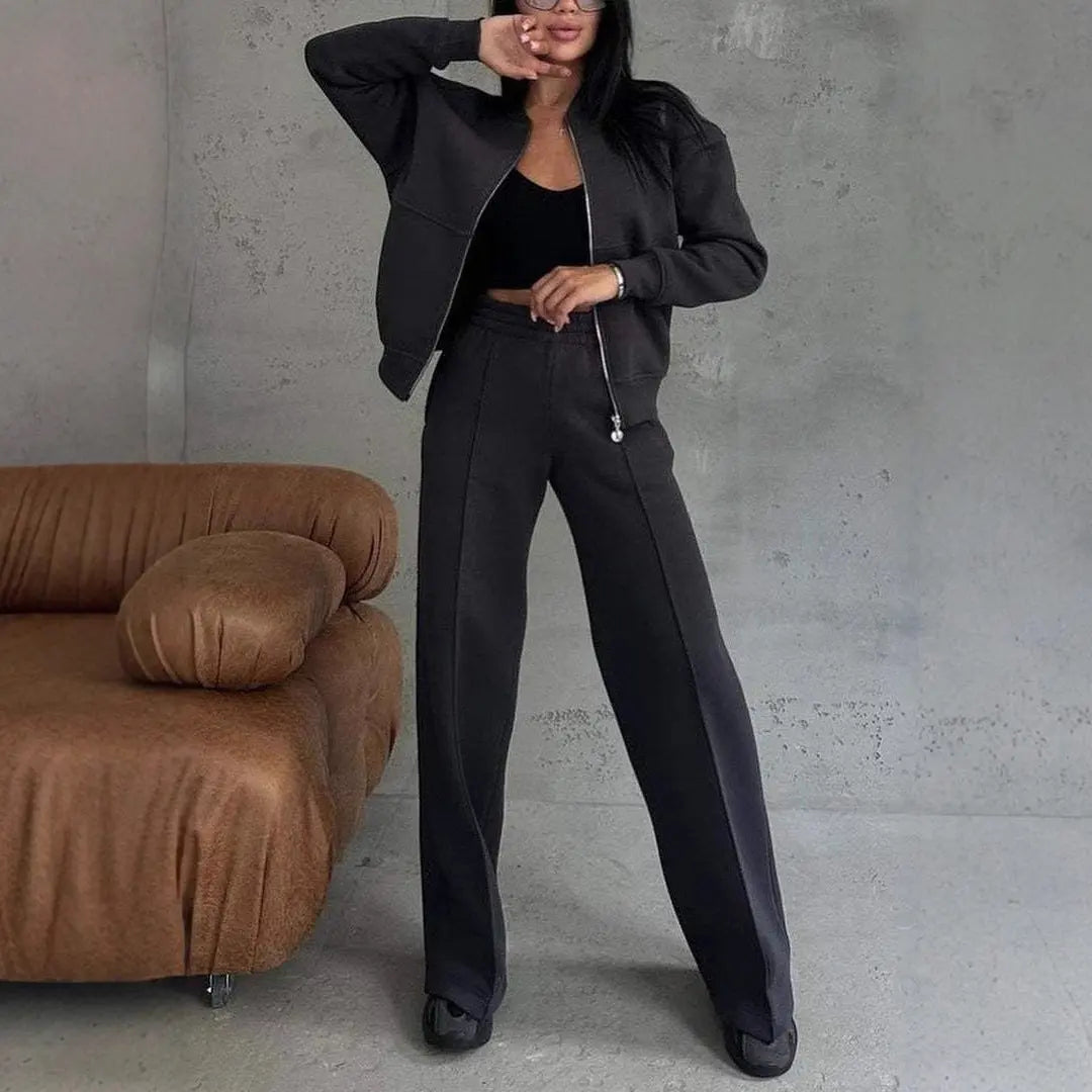 Luxiva™ | Ensemble Zip & Pantalon Ample luxlili