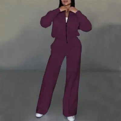 Luxiva™ | Ensemble Zip & Pantalon Ample luxlili