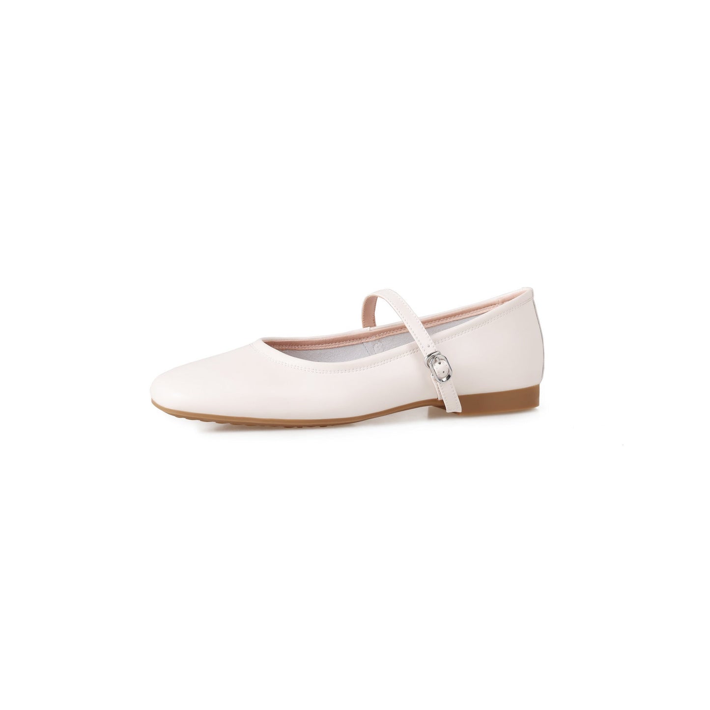 Luxe | Chaussures Mary Rétro à Semelle Plate en Cuir d’Agneau Laurienne Paris