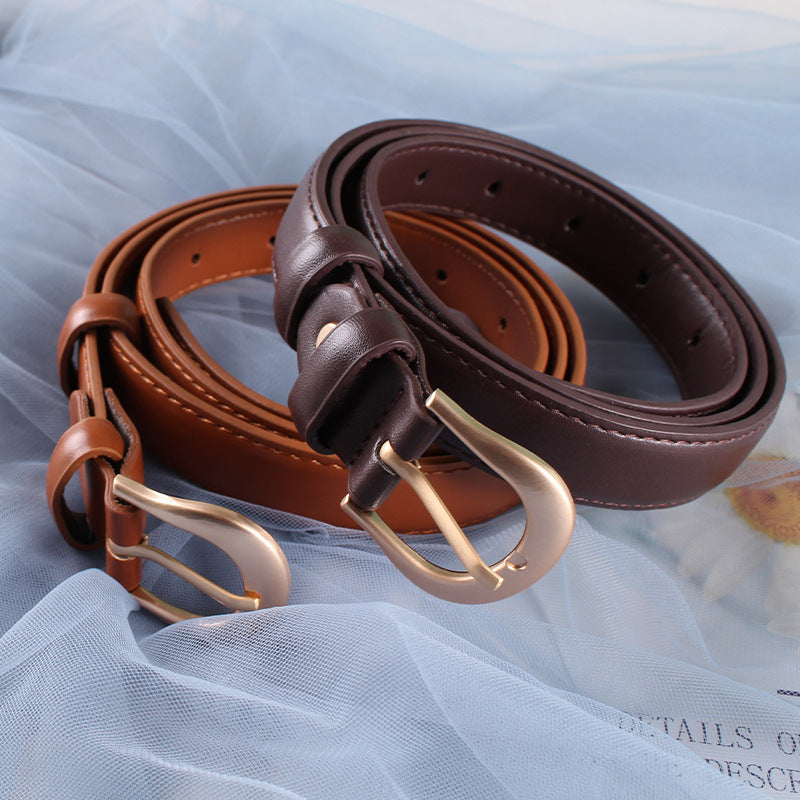 Luxlili | Ceinture marron pour femme - accessoire tendance Laurienne Paris