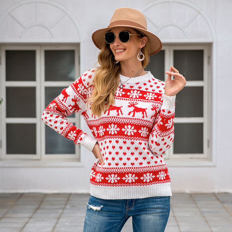 Cachemira™ | Pull Noël Flocon de Neige Luxlili