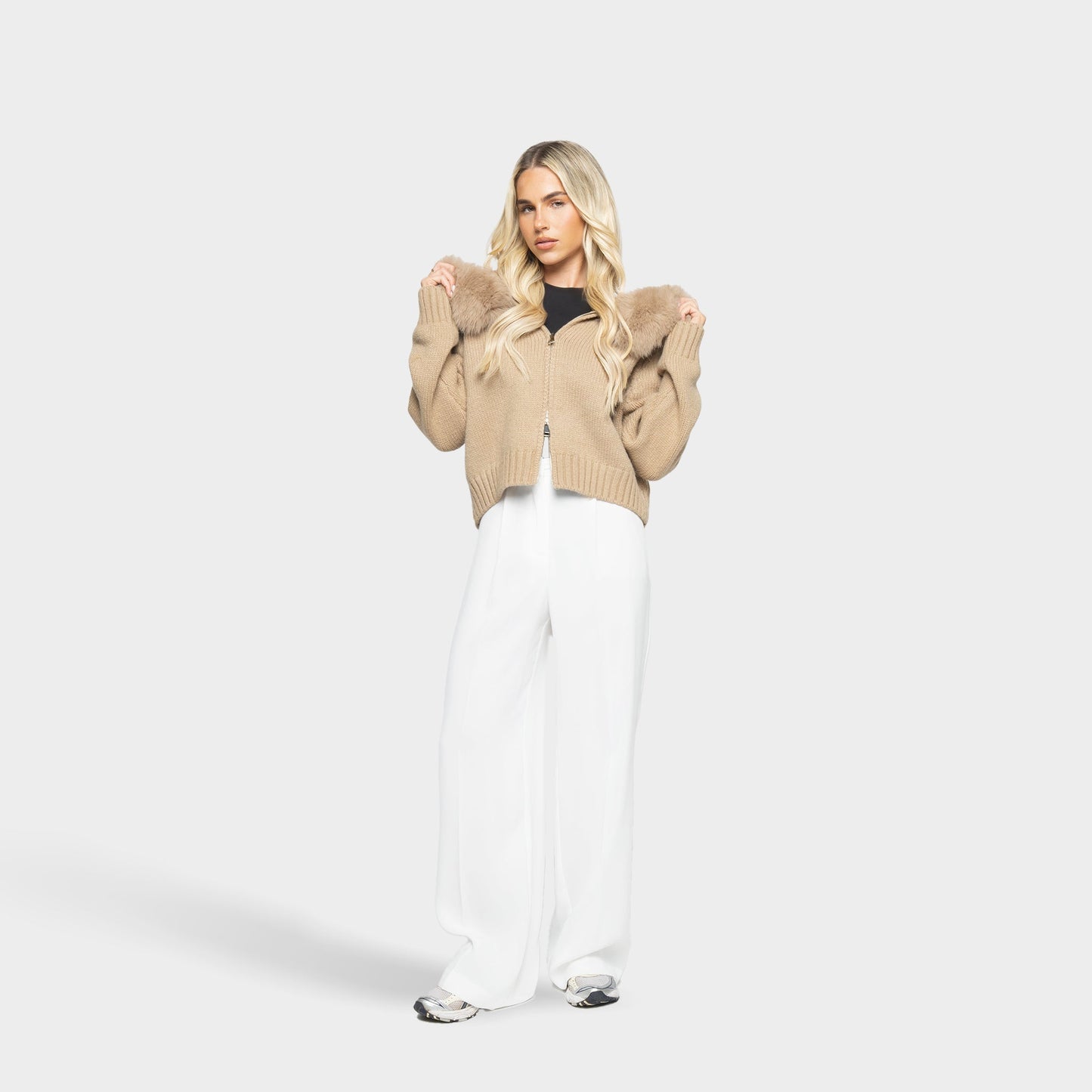 Cardigan Capuche Fourrure™ Luxlili