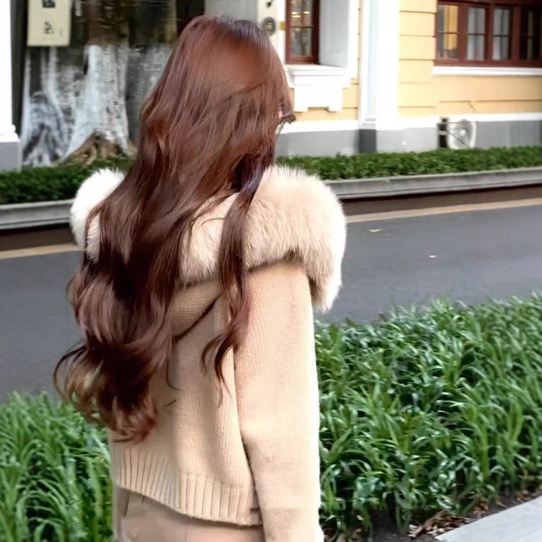 Cardigan Capuche Fourrure™ Luxlili