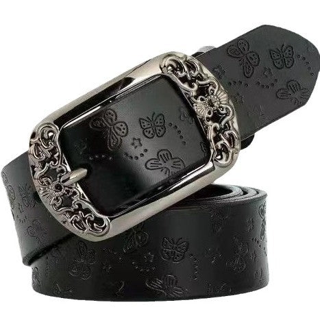 Luxlili | Ceinture imprimée rétro avec boucle ardillon Laurienne Paris