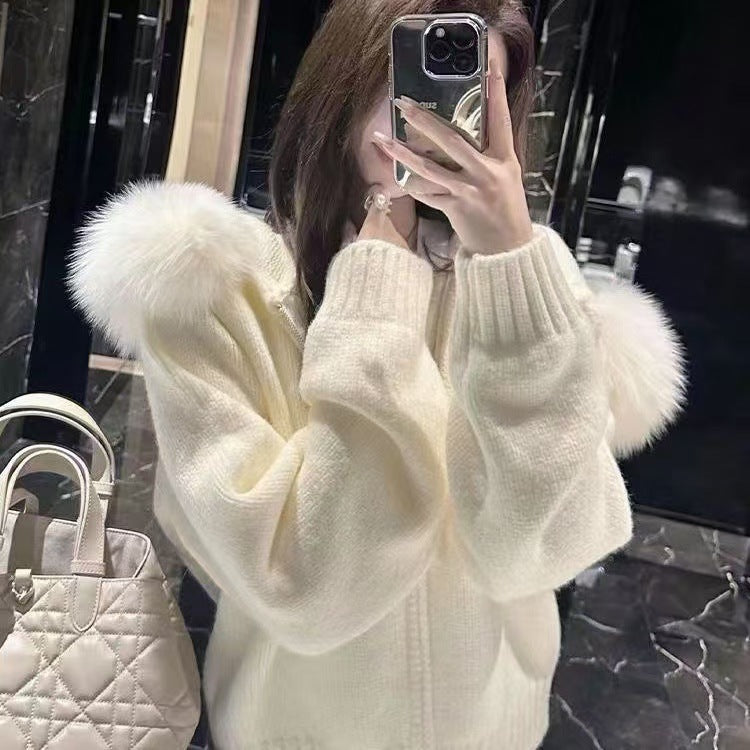 Cardigan Capuche Fourrure™ Luxlili