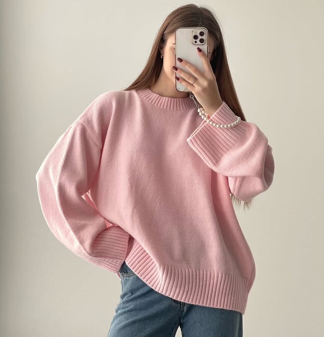 Elastéa™ | Pull Long Élastique Ample pour Femmes Luxlili