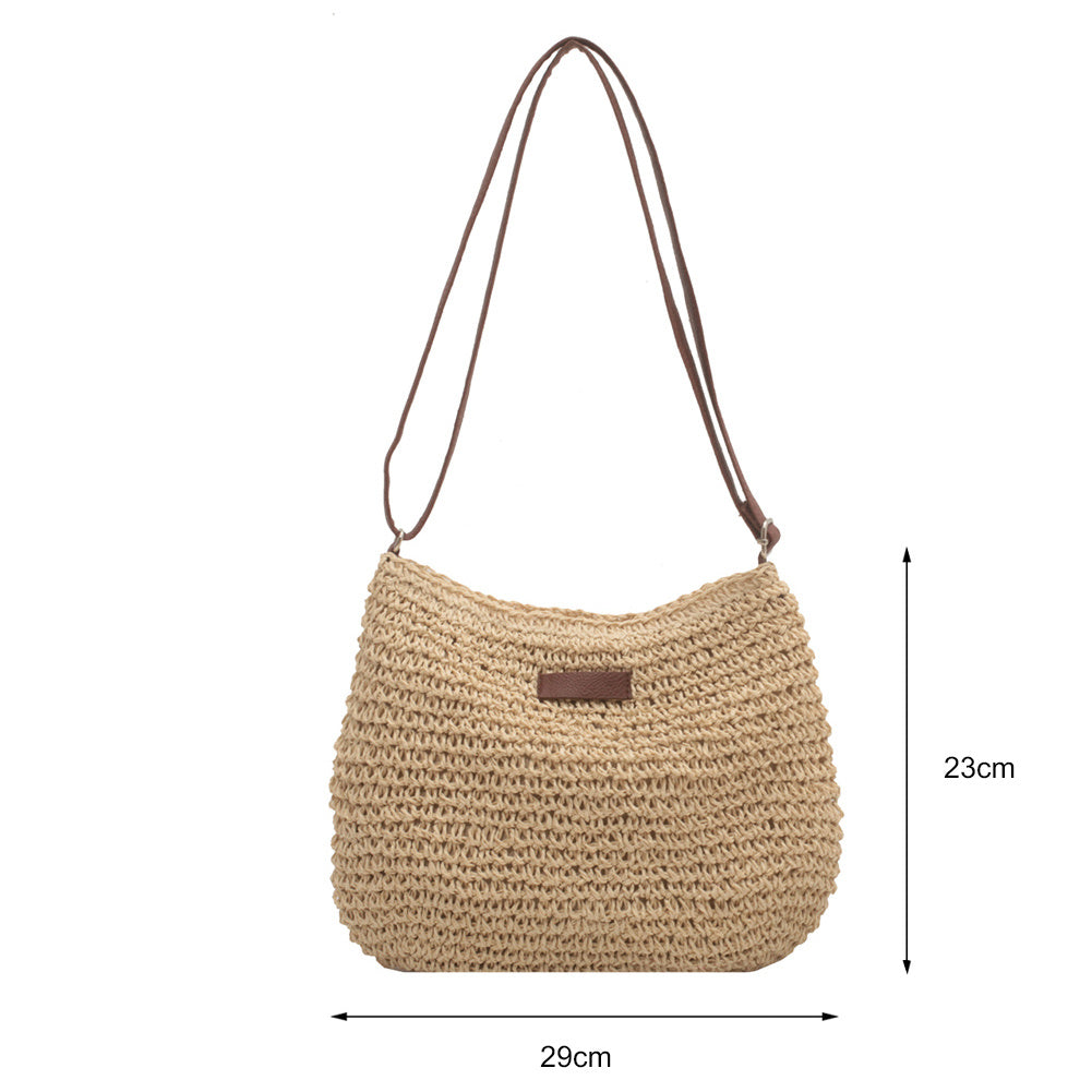 Luxe | Sac cabas en paille au design original – Idéal pour les vacances Luxlili