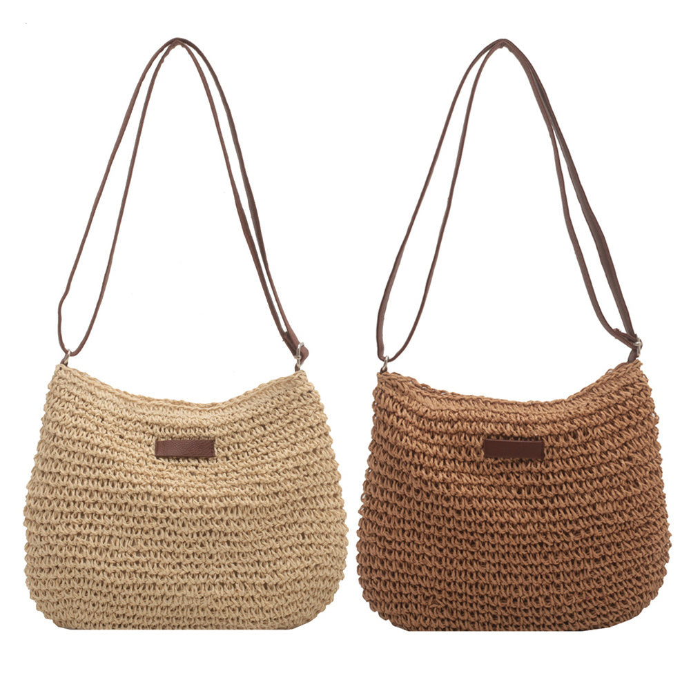 Luxe | Sac cabas en paille au design original – Idéal pour les vacances Luxlili