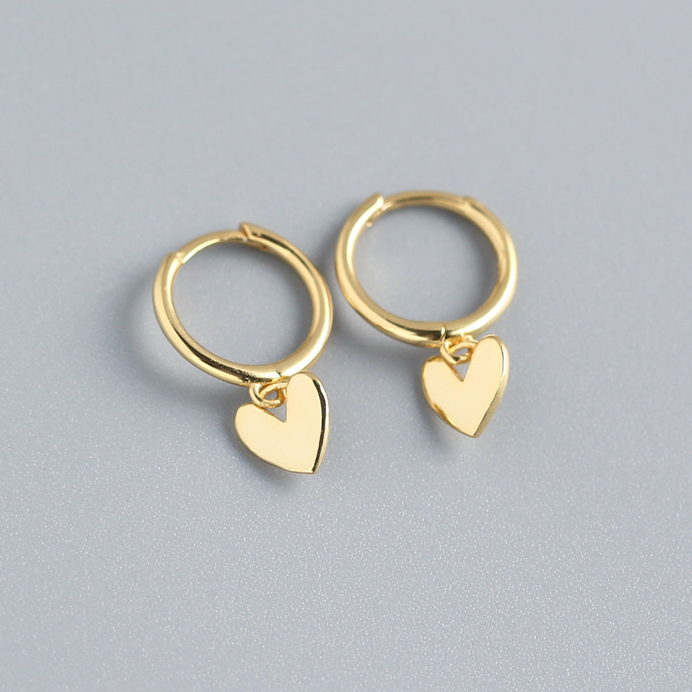 Luxlili | Boucles d’oreilles cœur – Bijoux haut de gamme au style raffiné Laurienne Paris