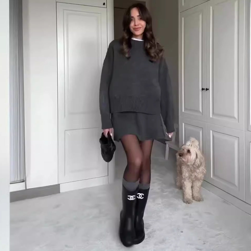 Luxlili | | Ensemble en maille 2 pièces pour femme Laurienne Paris