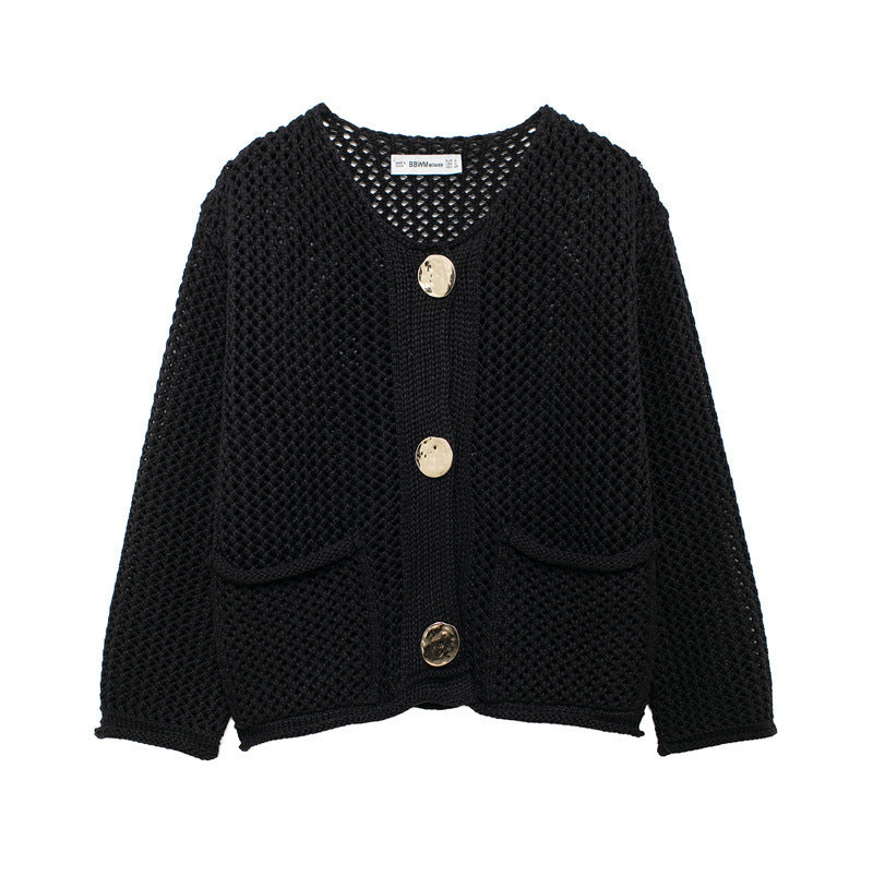Veluvia™ | Cardigan Tricot Élégance Automnale Luxlili