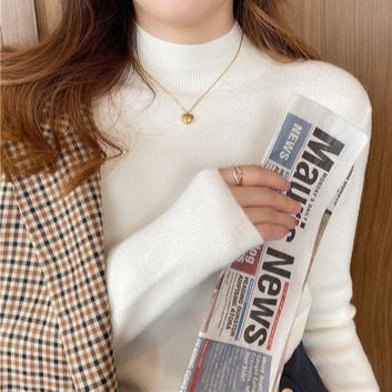 Chaleva™ | Pull Mi-Haut en Cachemire luxlili