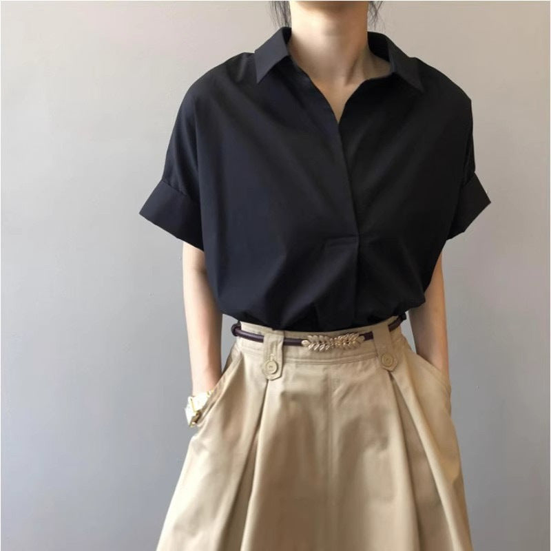 Luxe | Haut d'été fin chic coréen Luxlili