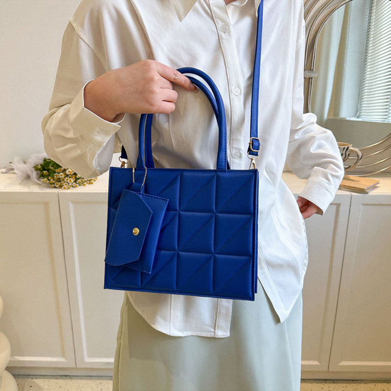 Luxe | Sac à carreaux avec mini portefeuille Luxlili