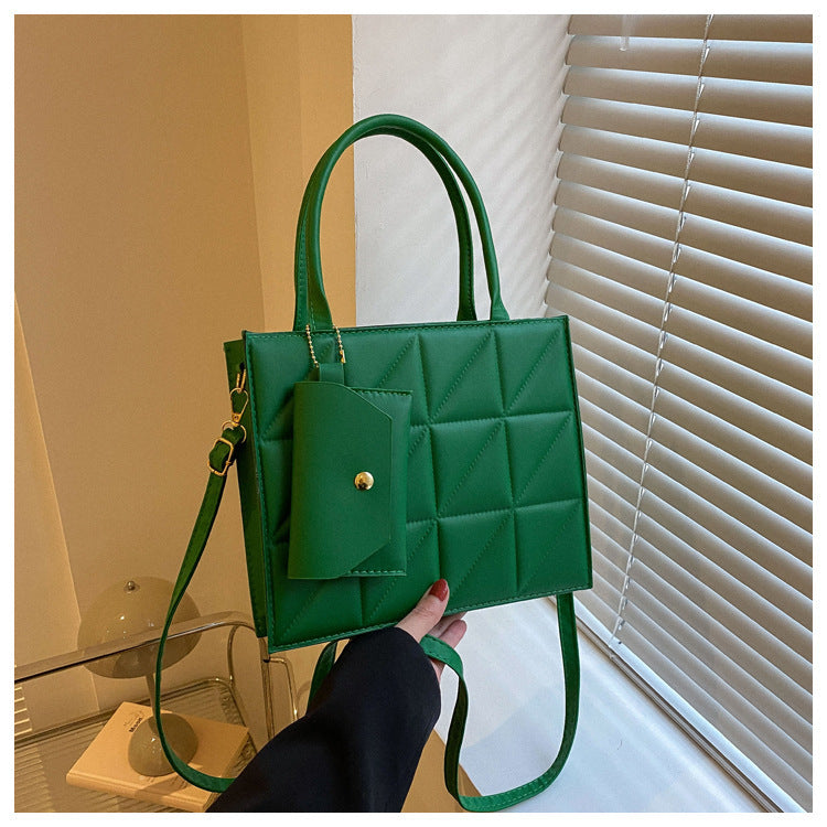 Luxe | Sac à carreaux avec mini portefeuille Luxlili