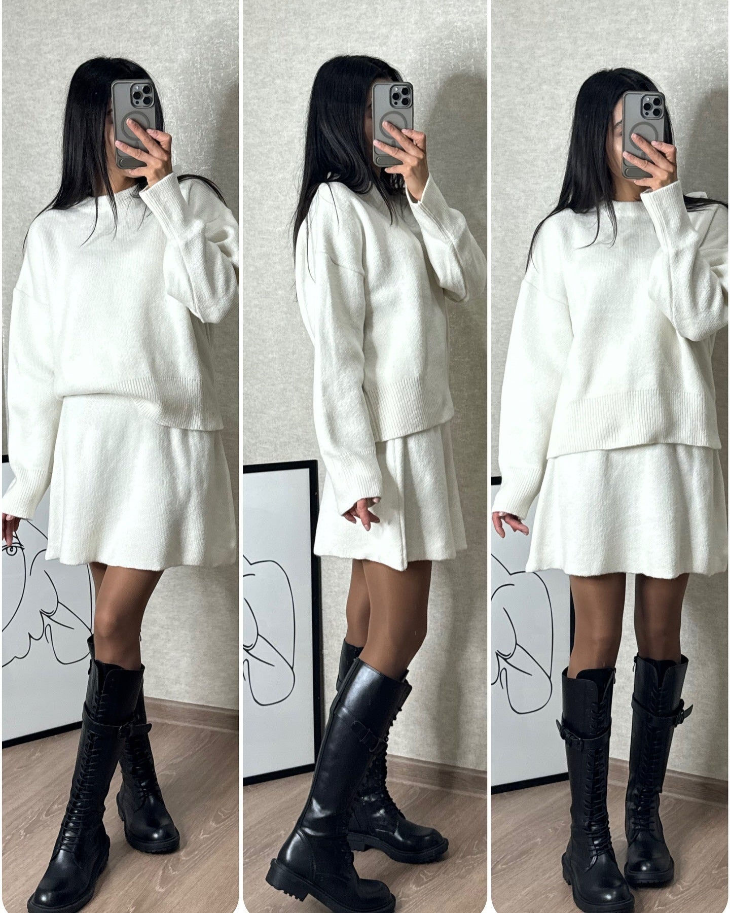 Luxlili | | Ensemble en maille 2 pièces pour femme Laurienne Paris