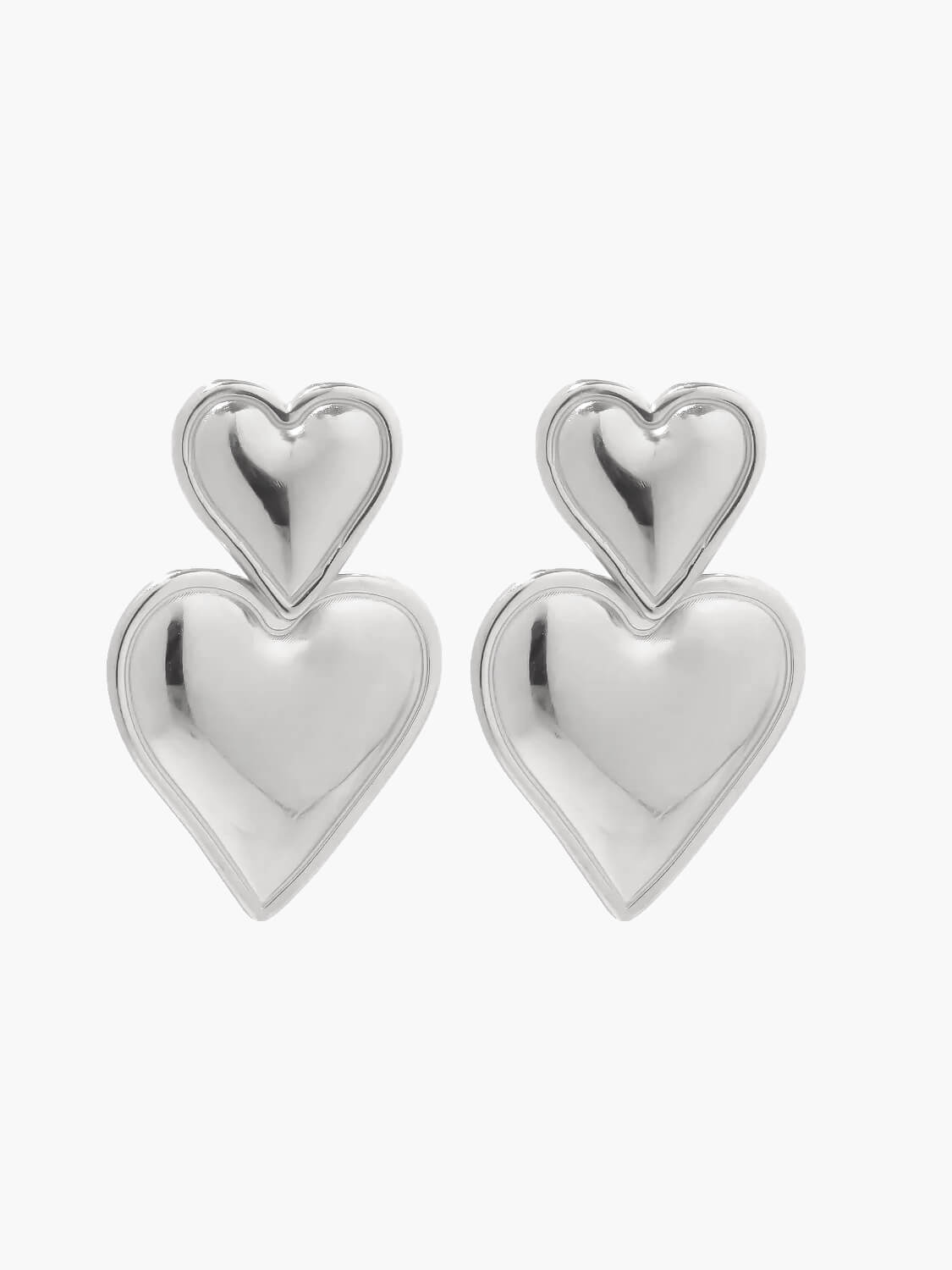 Boucles d'oreilles cœur 14K Bellerose Paris