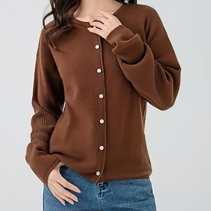 Tricotis™ | Cardigan Tricoté Boutonné Femme