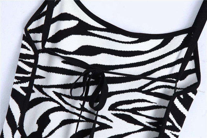 Robe en jersey jacquard à imprimé animal Laurienne Paris