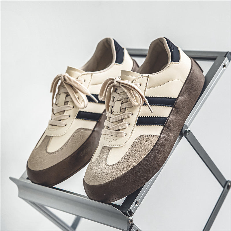 PU Leather Sneakers - Men Laurienne Paris