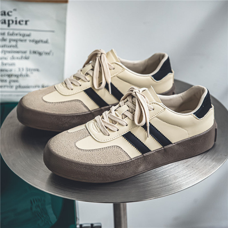 PU Leather Sneakers - Men Laurienne Paris