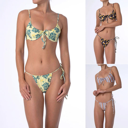 Bikini fleuri deux pièces Laurienne Paris