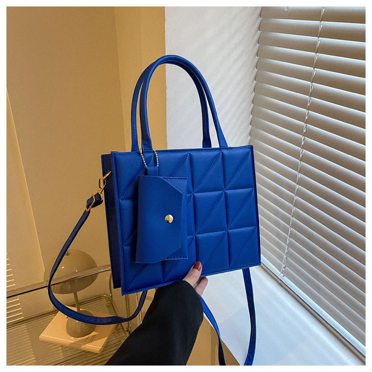 Luxe | Sac à carreaux avec mini portefeuille Luxlili