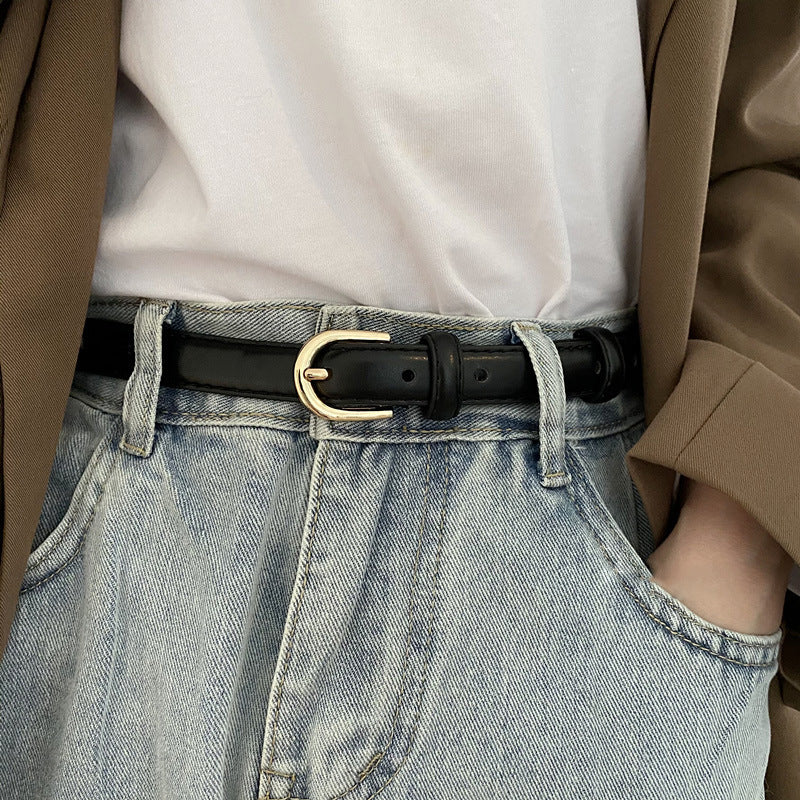 Super Easy To Match Soft Leather Belt Simple And Advanced Laurienne Paris