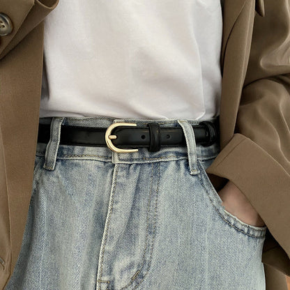 Super Easy To Match Soft Leather Belt Simple And Advanced Laurienne Paris