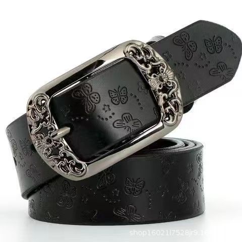 Luxlili | Ceinture imprimée rétro avec boucle ardillon Laurienne Paris