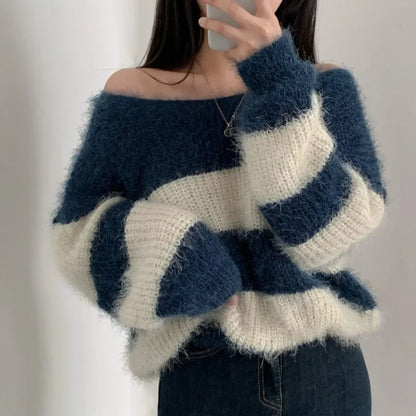 Confortéa™ | Pull Rayé Mohair Femme