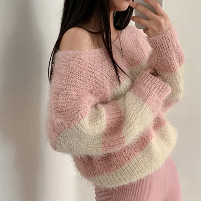 Confortéa™ | Pull Rayé Mohair Femme