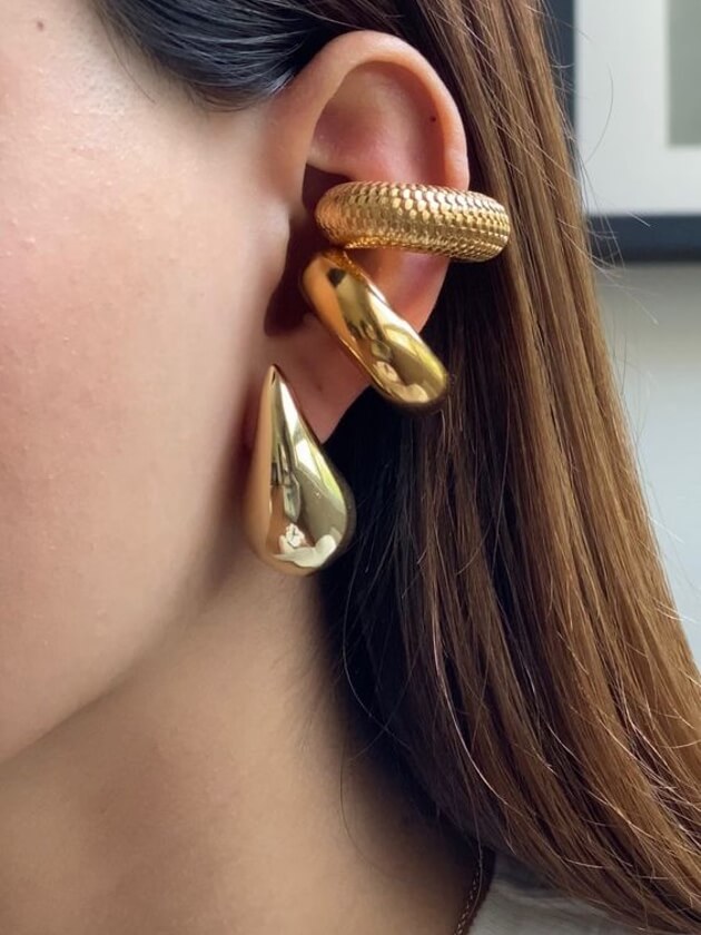 Boucles d'oreilles Hailey 14K Bellerose Paris