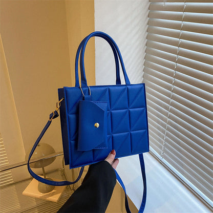 Luxe | Sac à carreaux avec mini portefeuille Luxlili