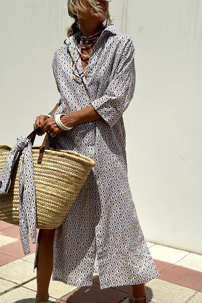 Céline | Robe rayée de saison Luxlili
