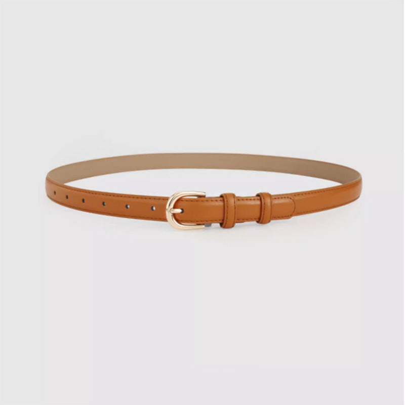 Super Easy To Match Soft Leather Belt Simple And Advanced Laurienne Paris