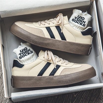 PU Leather Sneakers - Men Laurienne Paris