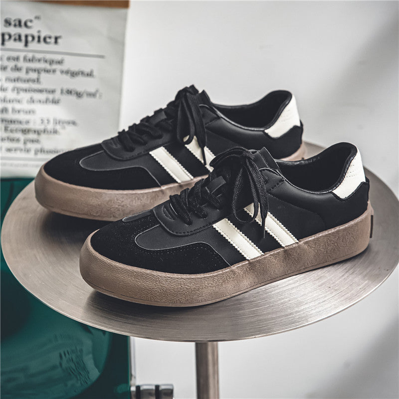 PU Leather Sneakers - Men Laurienne Paris