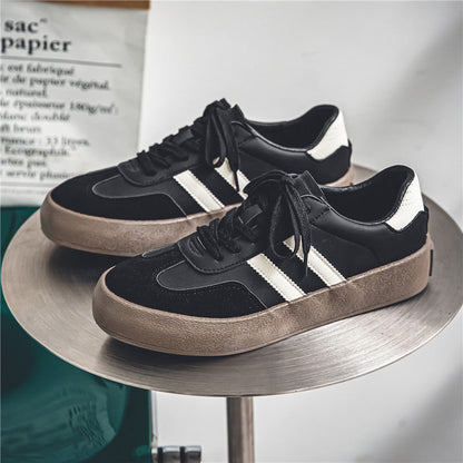 PU Leather Sneakers - Men Laurienne Paris