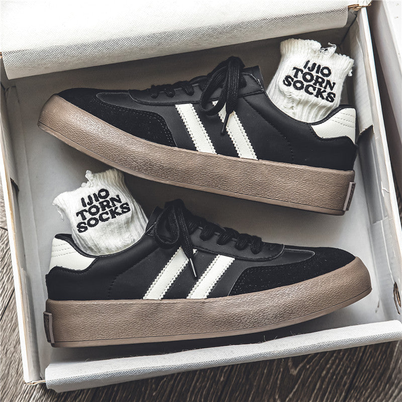PU Leather Sneakers - Men Laurienne Paris