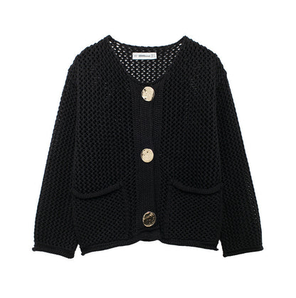 Veluvia™ | Cardigan Tricot Élégance Automnale