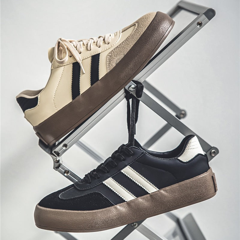PU Leather Sneakers - Men Laurienne Paris