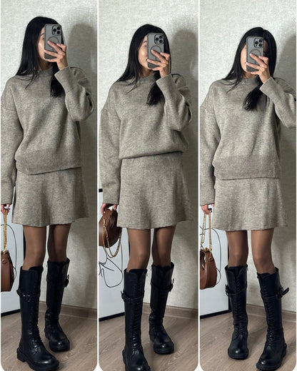 Luxlili | | Ensemble en maille 2 pièces pour femme Laurienne Paris
